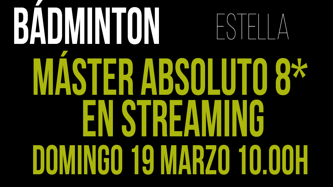 Las finales del Master Absoluto en Streaming